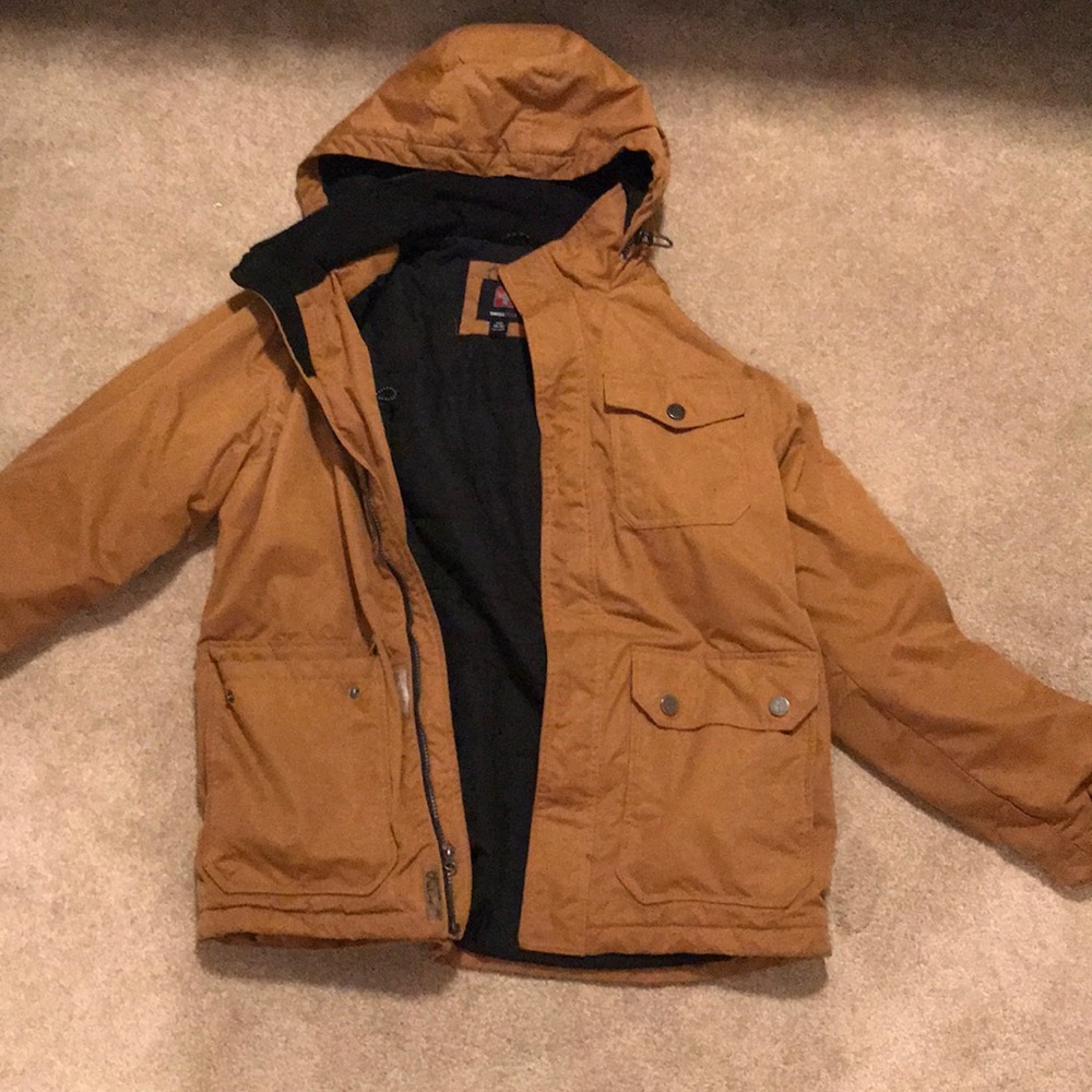 Swiss Tech Men’s Mid-Weight Jacket in Tan